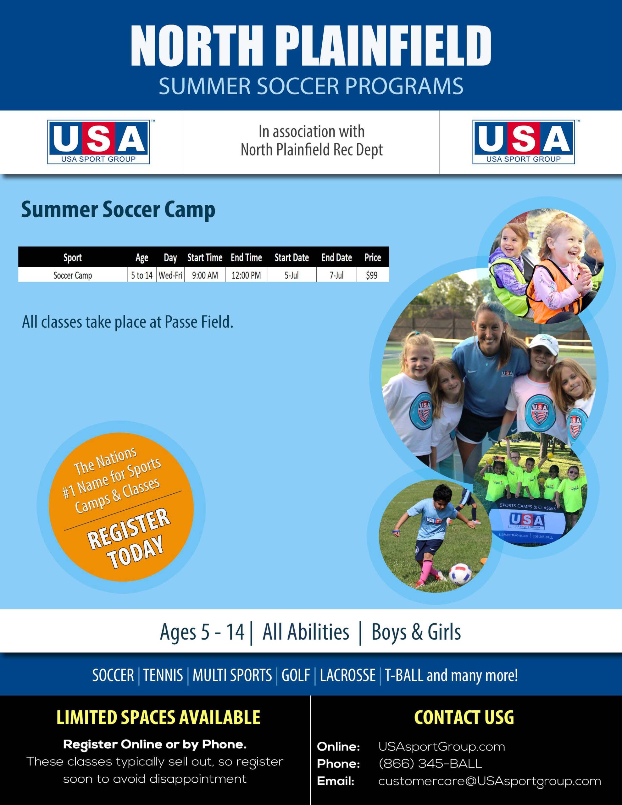 2023- NP Summer Soccer Program