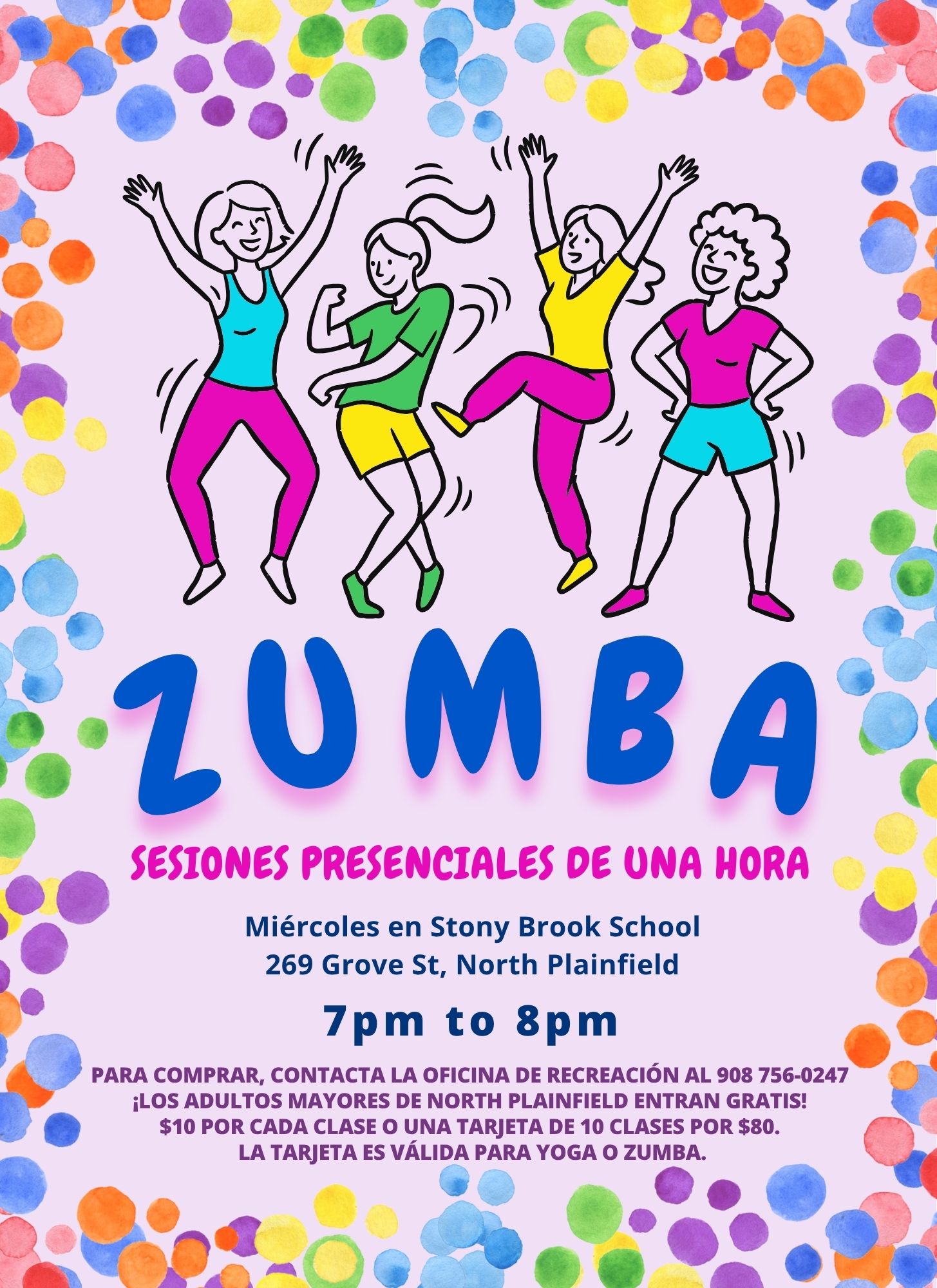 2026 Fall Yoga Zumba Person Classes Esp